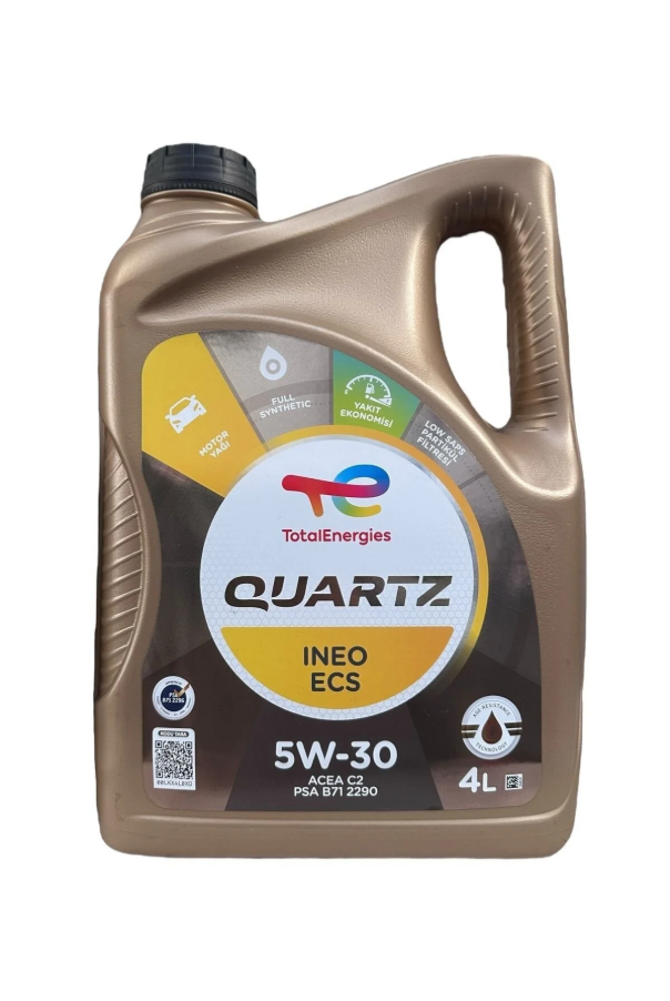 TOTAL QUARTZ INEO ECS 5W-30 MOTOR YAĞ 4 LİTRE