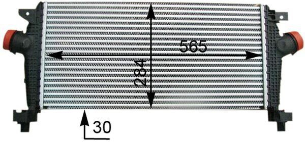 BHR-CI362000P TURBO RADYATÖRÜ (INTERCOOLER) ASTRA J 09-16 / CRUZE 11-14 A13DTE-A14NET-B14NET-A16LET