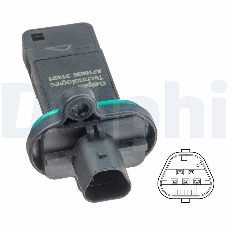 DEL-AF10635-12B1 SENSÖR HAVA AKIS OPEL MOKKA / MOKKA X / CHEVROLET TRAX A16DTH-B16DTH-D16DTH 1.7 TD