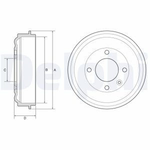 DEL-BF638 FREN DISKI CORSA F / 208 II  F12XHT-EB2FAMD-EB2ADTSM-EB2ADTS-EB2ADTD ARKA (SET)