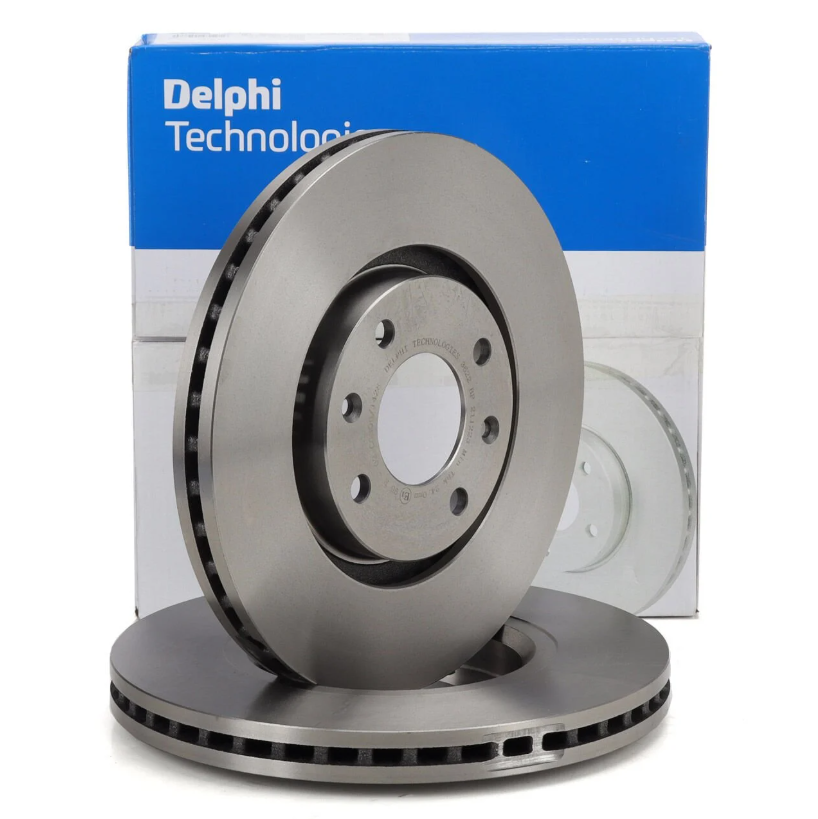 DEL-BG3622T FREN DİSKİ CORSA F / CROSSLAND X / C4 / 207 / 307 / PARTNER / TEPEE ÖN HAVALI 283-4 (SET)