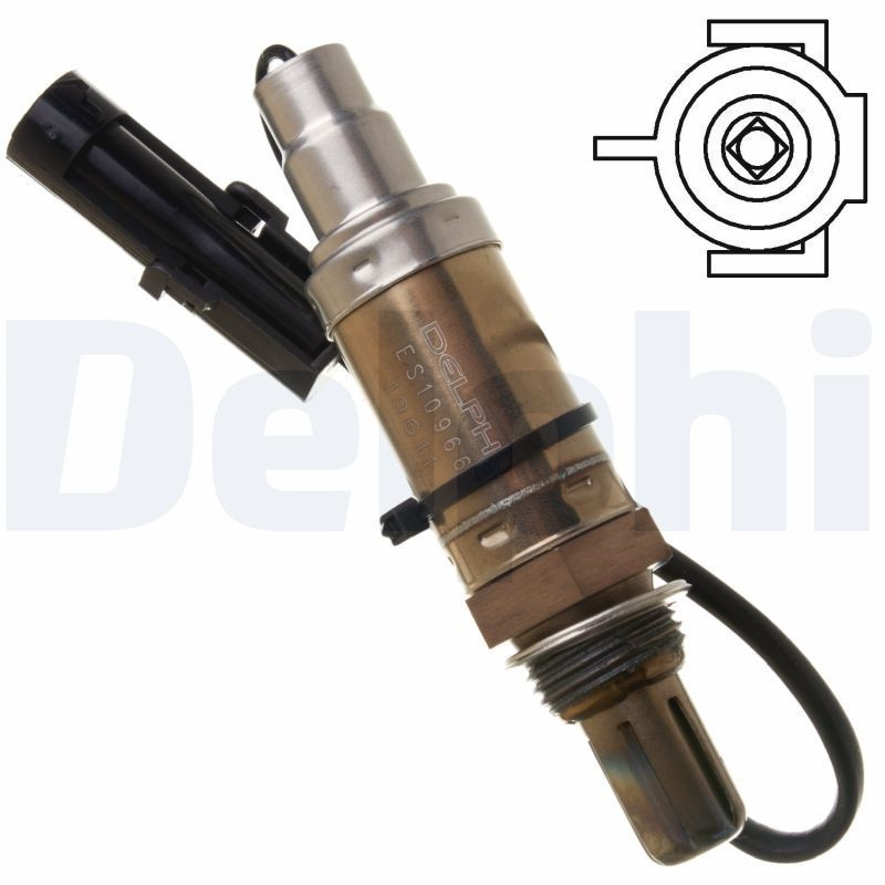 DEL-ES10966-12B1 SENSÖR OKSİJEN ASTRA G 98-07 / ASTRA H 04-09 1.4 / CORSA C 00-06 1.2