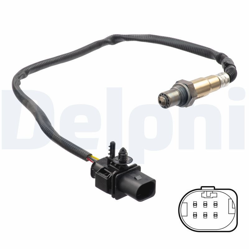 DEL-ES21351-12B1 SENSÖR OKSİJEN ASTRA J / CORSA D / MERIVA B A13DTE-A13DTR-Z13DTE (P1)