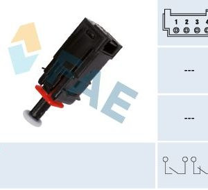FAE-24795 MÜŞÜR FREN PEDAL ASTRA H / CORSA D / CORSA E / SIGNUM / VECTRA C / ZAFIRA B / ADAM 4 FİŞLİ