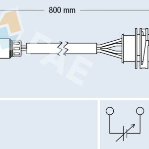 FAE-77157 SENSÖR OKSİJEN ASTRA G / CORSA C / VECTRA B Z14XE-Z16XE (P2)