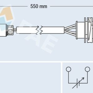 FAE-77526 SENSÖR OKSİJEN ASTRA G / ASTRA H / VECTRA C / ZAFIRA B / MERIVA A Z16XE-Z16XEP (P1)
