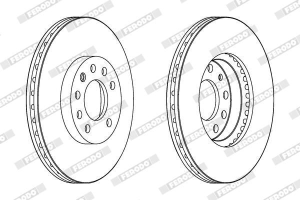 FRD-DDF1191 FREN DİSKİ VECTRA C 02-08 / ÖN HAVALI 285-5 (SET)