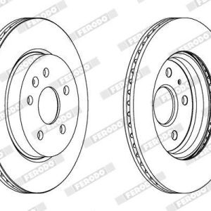 FRD-DDF1805C FREN DISKI INSIGNIA A 08-17 / ARKA HAVALI 17 JANT 315-5 (SET)