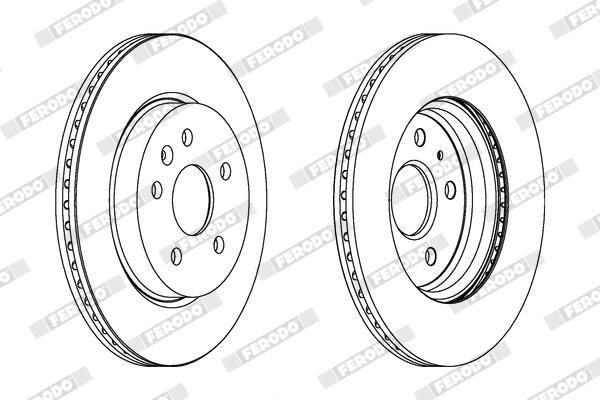 FRD-DDF1805C FREN DISKI INSIGNIA A 08-17 / ARKA HAVALI 17 JANT 315-5 (SET)