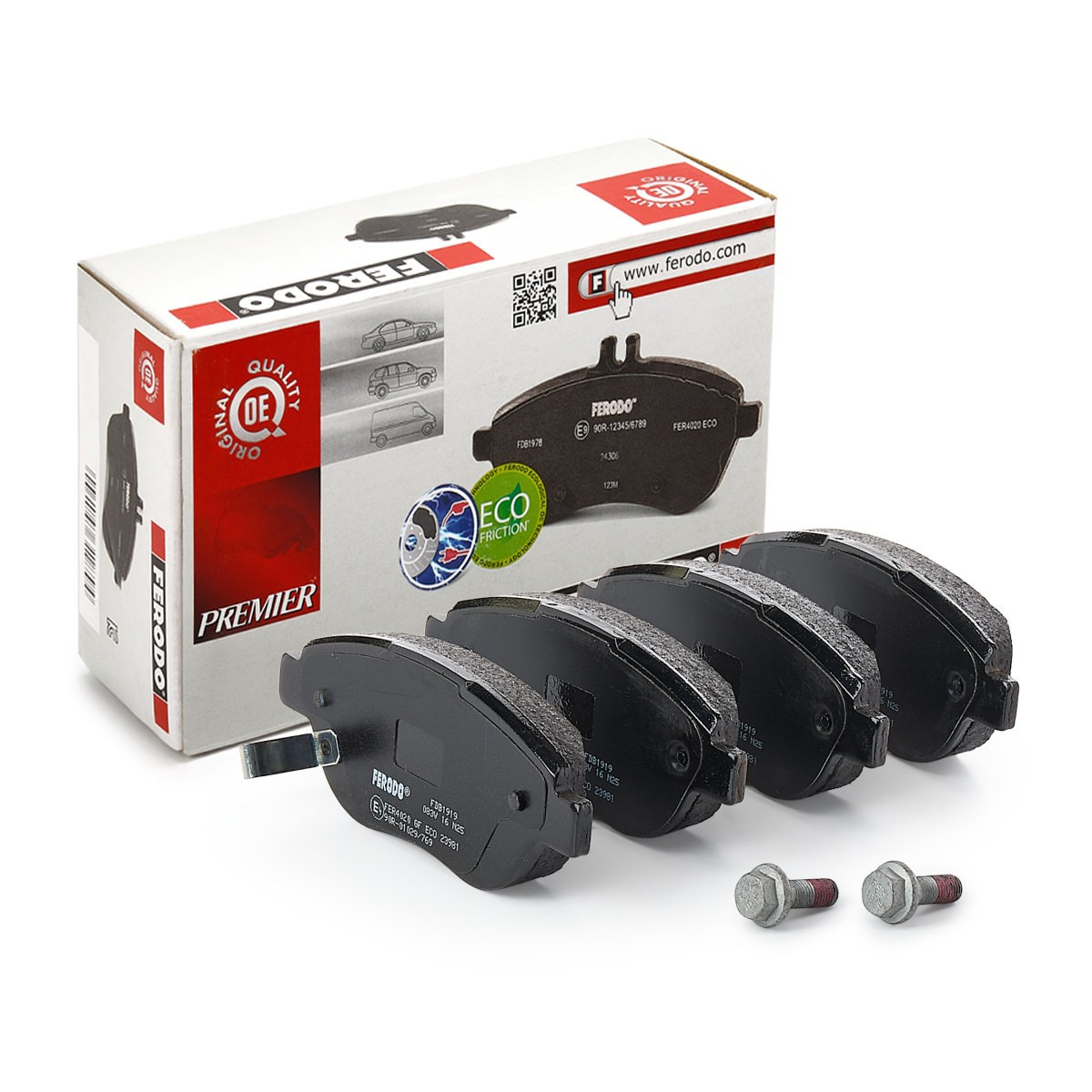 FRD-FDB1919 FREN BALATA CORSA D 06-14 / 500L 12= / EMGRAND 10-14 ÖN