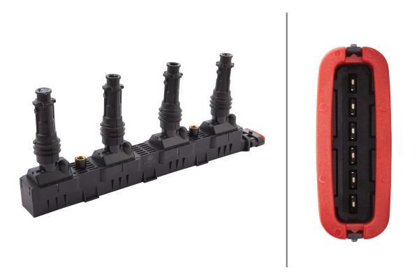 HEL-5DA358000-201 ATEŞLEME BOBİNİ CORSA B 93-00 1.2 16V / CORSA C 00-06 1.2 16V / ASTRA G 98-05 1.2 16V / X12XE