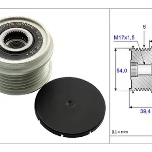 INA-535015110 KASNAK ŞARJ DİNAMO LİNEA / DOBLO / FIORINO / PUNTO / ASTRA H / CORSA C 06= DENSO TİP 1.3 MJET