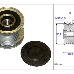 INA-535020410 KASNAK SARJ DINAMO OPEL ASTRA J / INSIGNIA / ZAFIRA C 2.0 CDTI 11=