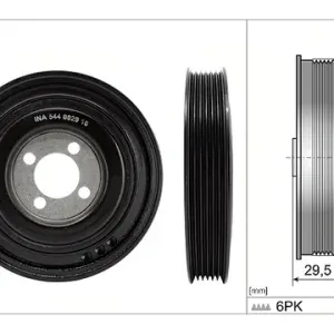 INA-544002910 KASNAK KRANK FIAT EGEA / DOBLO / FIORINO / PUNTO / 500 / 500L OPEL ASTRA H / ASTRA J / COMBO C / ALFA ROMEO MITO 1.3JTD