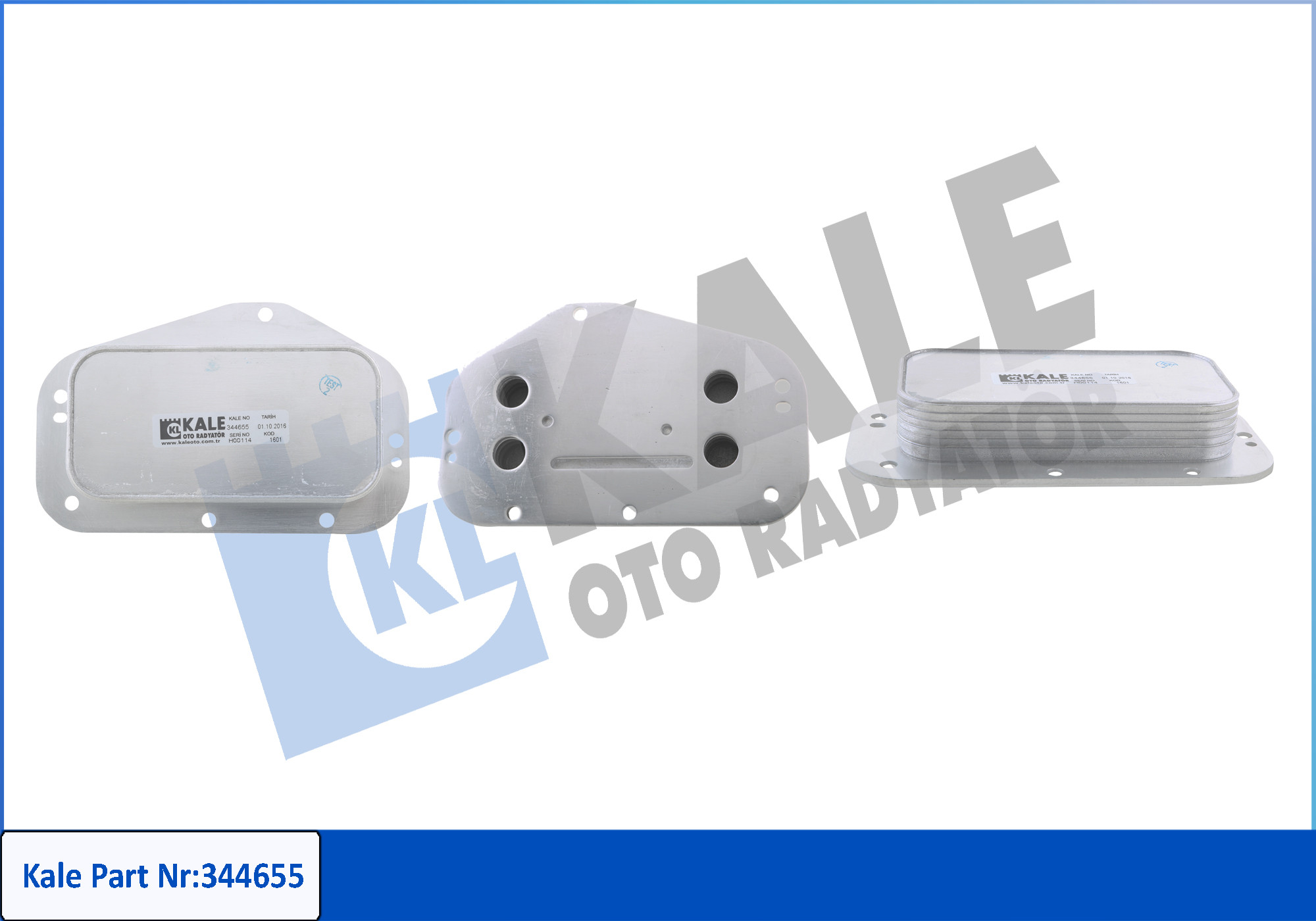 KLE-344655 YAĞ SOĞUTUCUSU ASTRA H 04-10 1.6İ (MONTAJ APARATLI)