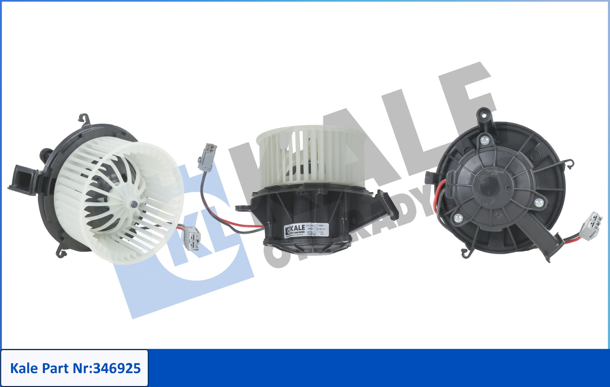 KLE-346925 KALORİFER MOTORU ASTRA J / CASCADA / ZAFIRA C A13DTE-A14XER-B14XER-A14NET-A16XER-A16LET-A20DTH