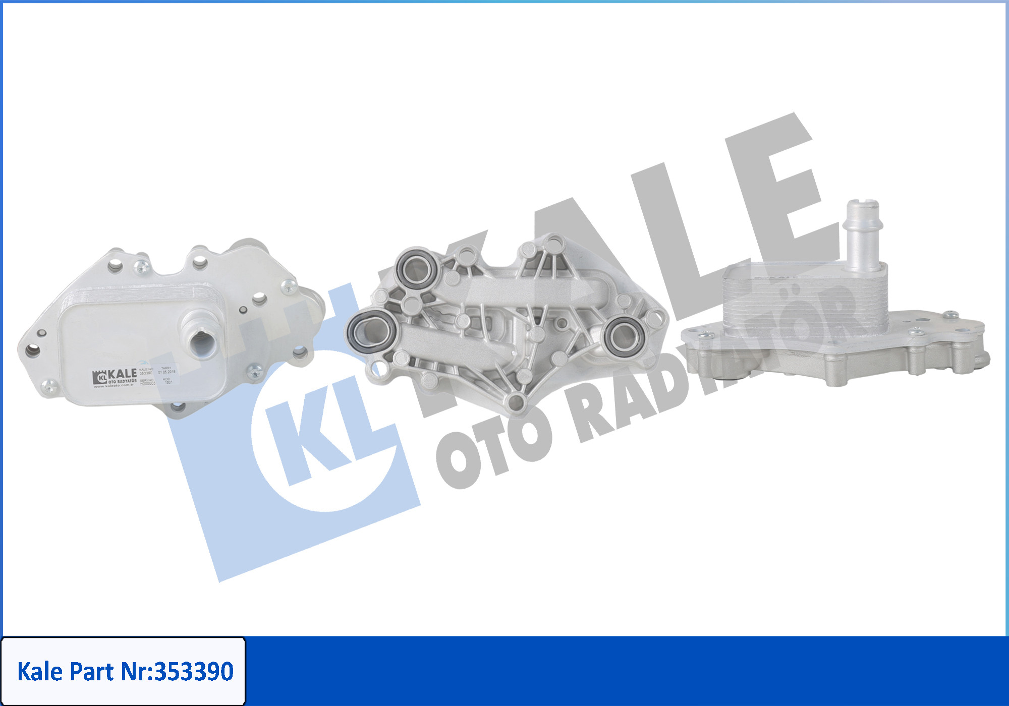 KLE-353390 YAĞ SOĞUTUCUSU ASTRA J B16DTH-B16DTL-D16DTH  KOMPLE