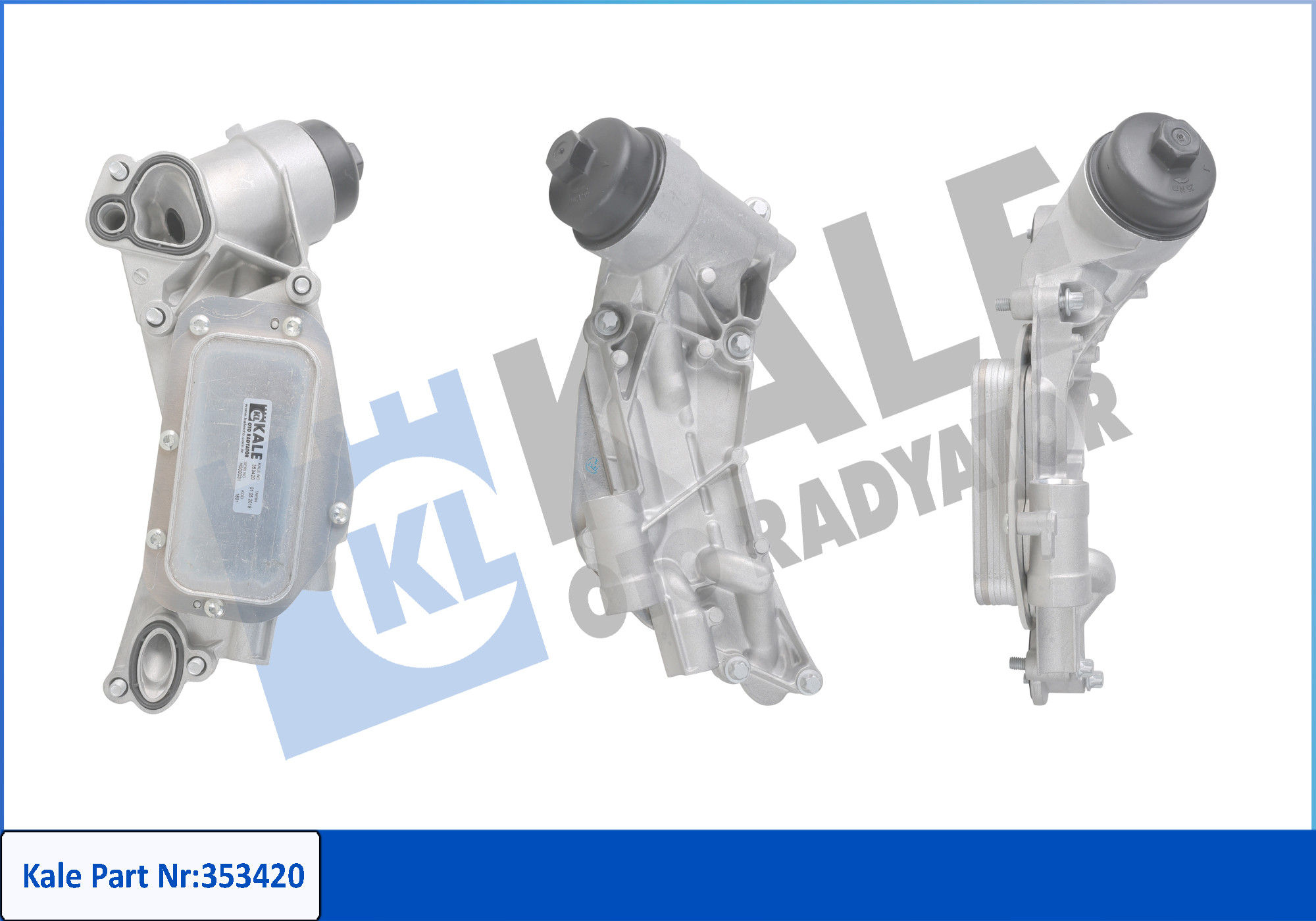 KLE-353420 YAĞ SOĞUTUCUSU ASTRA H 04-10 1.6i KOMPLE
