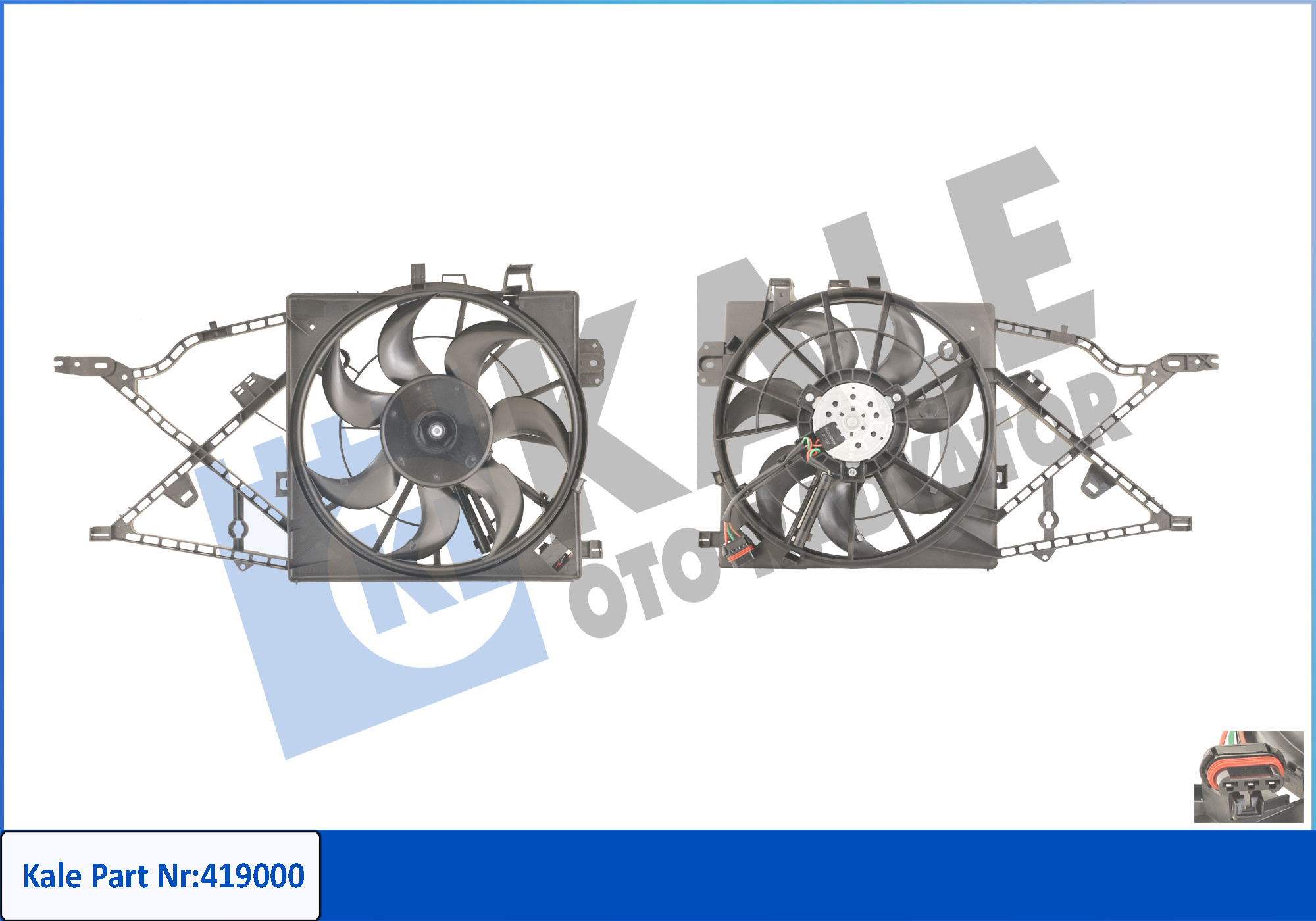 KLE-419000 FAN RADYATÖR VECTRA B X20XEV-X25XE-X20DTL