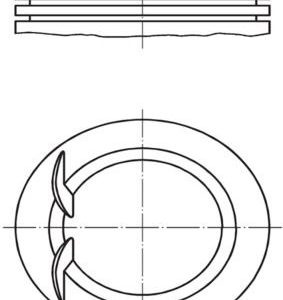 MHL-0110201 PİSTON SEGMANLI ASTRA F/ ASTRA G / CORSA / TIGRA X14XE 77.6mm 050