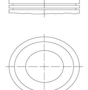 MHL-0121000 PİSTON SEGMANLI ASTRA / CORSA 1.4 Z14XE 77.6mm STD