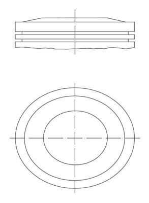 MHL-0121000 PİSTON SEGMANLI ASTRA / CORSA 1.4 Z14XE 77.6mm STD