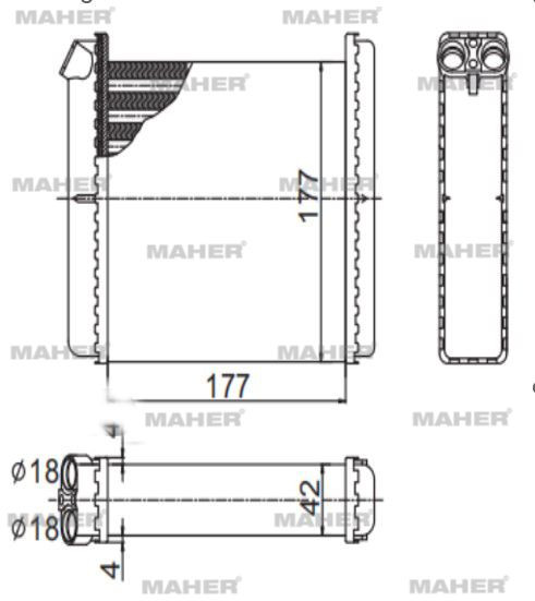 MHR-14705 RADYATÖR KALORİFER VECTRA A 88-96 MEKANİK