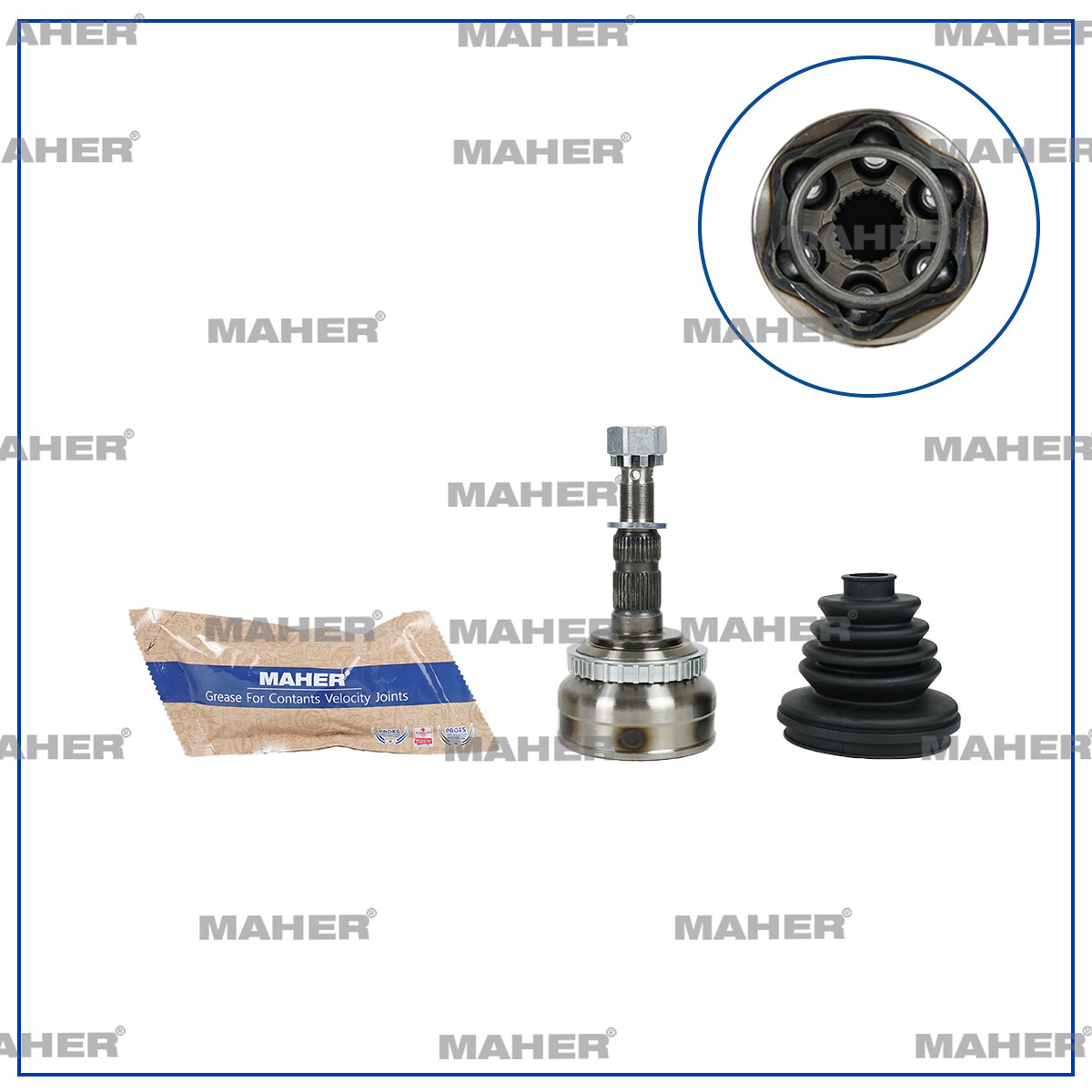MHR-17988 AKS KAFASI DIŞ VECTRA B 96-03 / ASTRA G 98-05 / ZAFIRA A 99-05 / ABSLİ 29 DİŞ 33X25X52X170,8