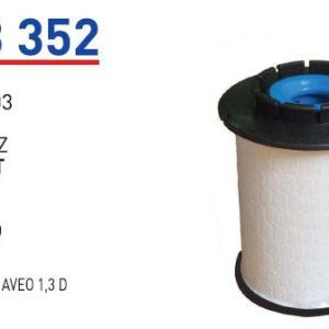 WUNDER WB352 OPEL MOKKA 1.6 DİZEL MAZOT FİLTRESİ