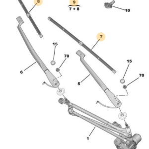 PSA 1677682980 DS DS9 ÖN SİLECEK SÜPÜRGE TAKIMI
