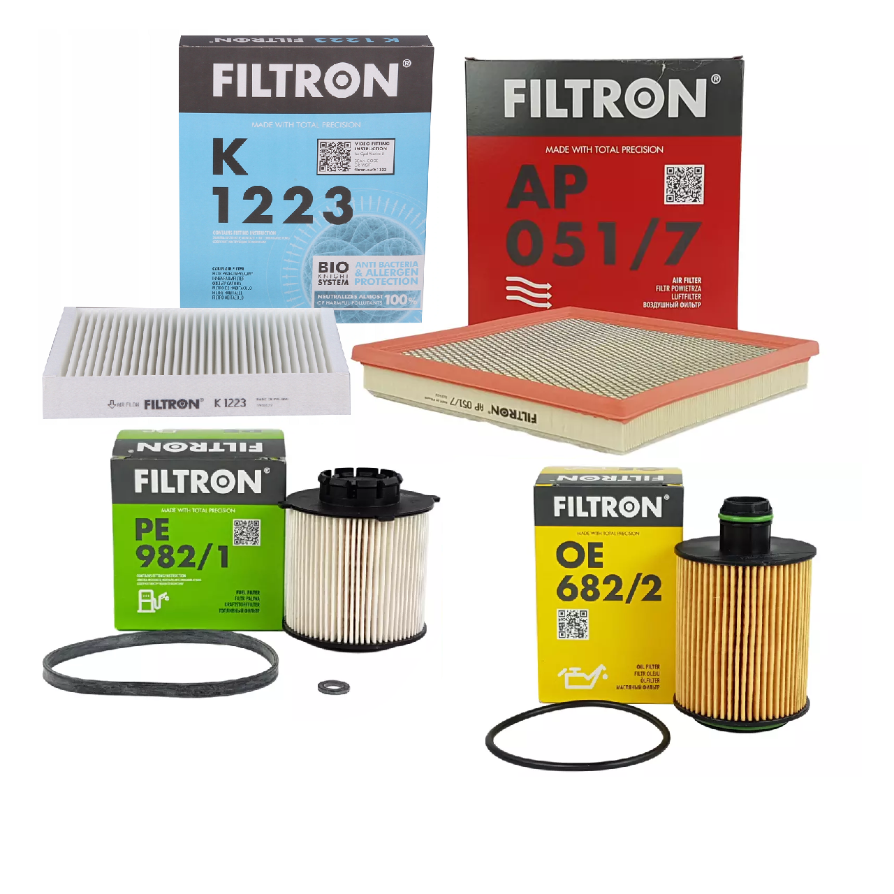 OPEL ASTRA J 1.3 DİZEL PERİYODİK BAKIM FİLTRE SETİ FİLTRON MARKA