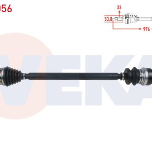 BMR-OP-8056 AKS KOMPLE OPEL ASTRA K 1.6 CDTI M-T 15= ON SAG UZUNLUK 976mm (VEKA)