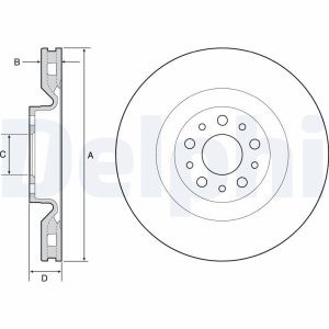 DEL-BG4556 FREN DISKI COMBO D 12= / DOBLO 10= ON HAVALI 305-5(SET)