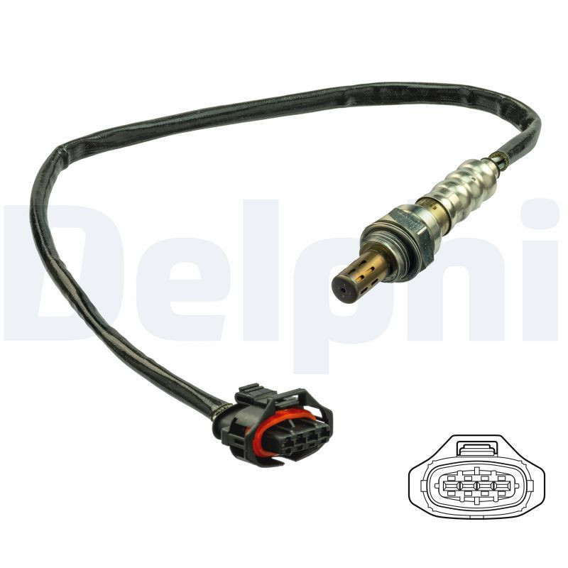 DEL-ES21116-12B1 SENSOR OKSIJEN OPEL ASTRA H / VECTRA C / ZAFIRA B / ZAFIRA C A16XER-Z16XER-A18XER-Z18XER KONUM 1
