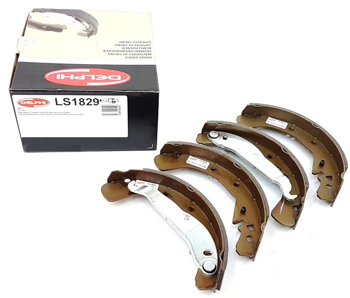 DEL-LS1829 FREN BALATA ASTRA F 91-98 / ASTRA G 98-05 / COMBO C 01-10 / VECTRA B 95-02 LEVYELİ PABUÇ ARKA