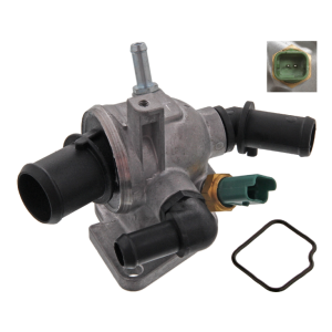 HLX-HTR.251001 TERMOSTAT KOMPLE MUSURLU 88°C OPEL MERIVA A /  ASTRA H 1.3 / CORSA D 1.3 / COMBO 1.3JTD-CDTI