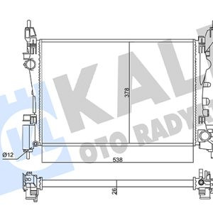 KLE-2501082AL RADYATÖR SU CORSA D 06-14 / 1.2 M-T KLİMALI MEKANİK