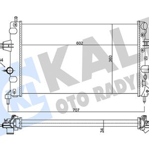 KLE-354105 RADYATÖR SU ASTRA G Z16XEP M-T MEKANIK
