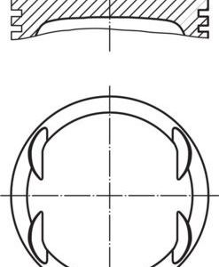 MHL-0121900 PİSTON SEGMANLI ASTRA / CORSA / MERIVA 1.4 Z14XEP 73.4mm STD EURO4