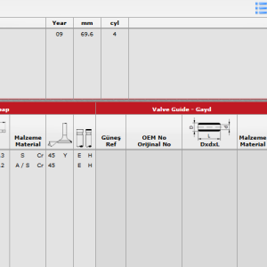GNS-1436-1437 SUPAP TAKIM EGEA / LINEA / DOBLO / ALBEA / PUNTO / ASTRA / CORSA 1.3JTD 16V - 1.3CDTI 16V EURO 5