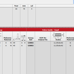 GNS-4021-4022 SUPAP TAKIM ASTRA 1.7DTI / Y17DTI 16V / CORSA / COMBO 00-04 1.7 16V