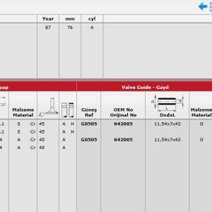 GNS-4091-4094 SUPAP TAKIM COMBO / ASTRA F / CORSA X17TD
