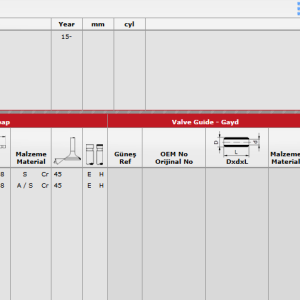 GNS-4164-4165 SUPAP TAKIM ASTRA J / INSGNIA B / MOKKA 15= 1.6 16 V B16DT CDTİ EURO6